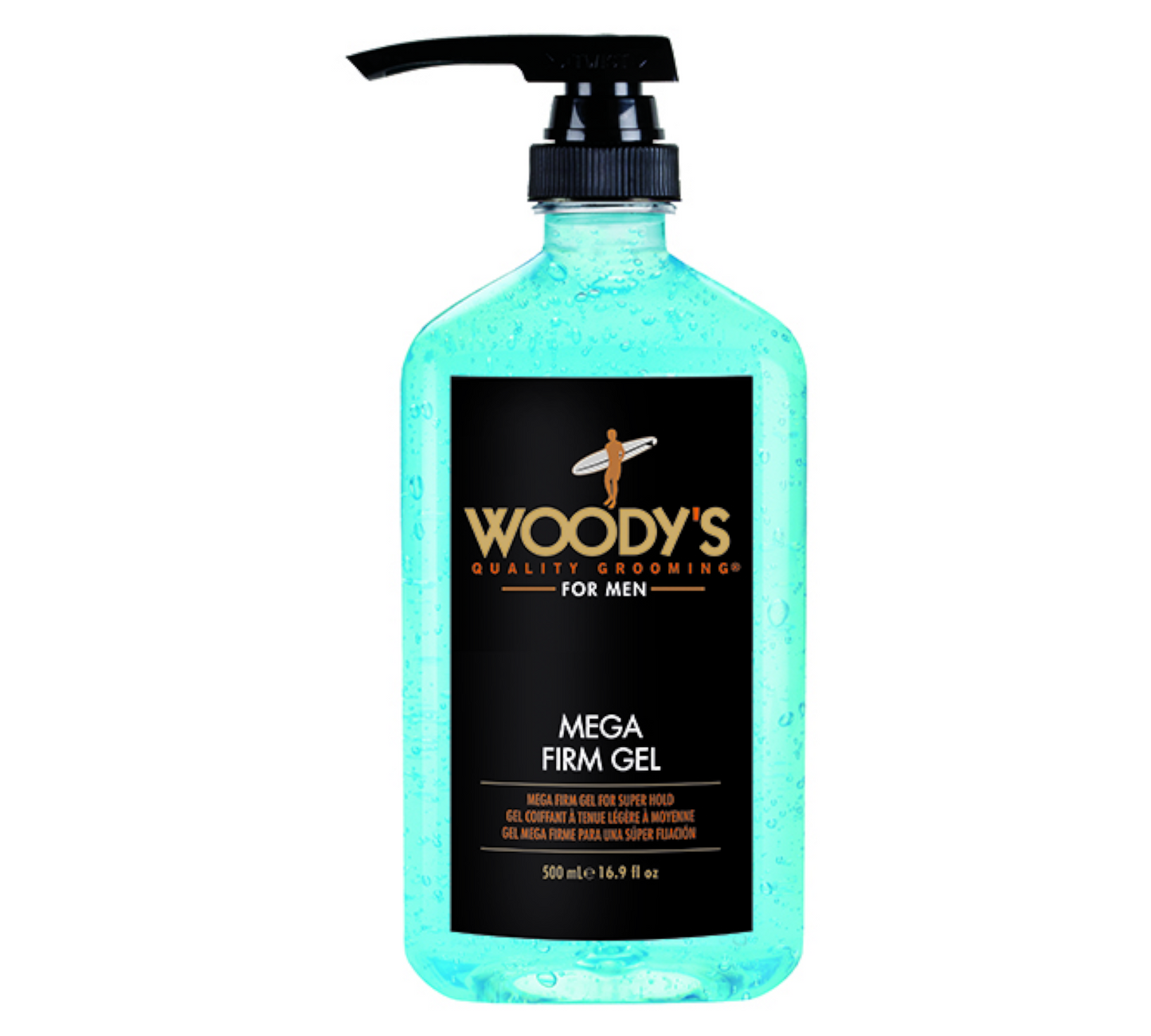 Woody's Mega Firm Gel with Pump, 16.9 oz
