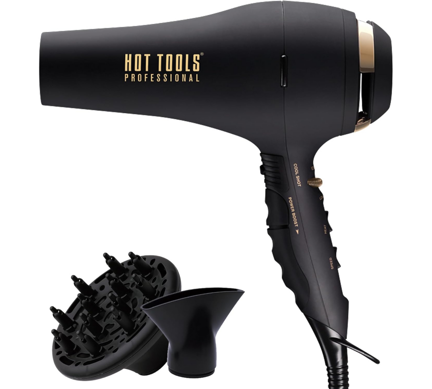 Hot Tools Pro Artist Black Gold Turbo Ionic Salon Dryer