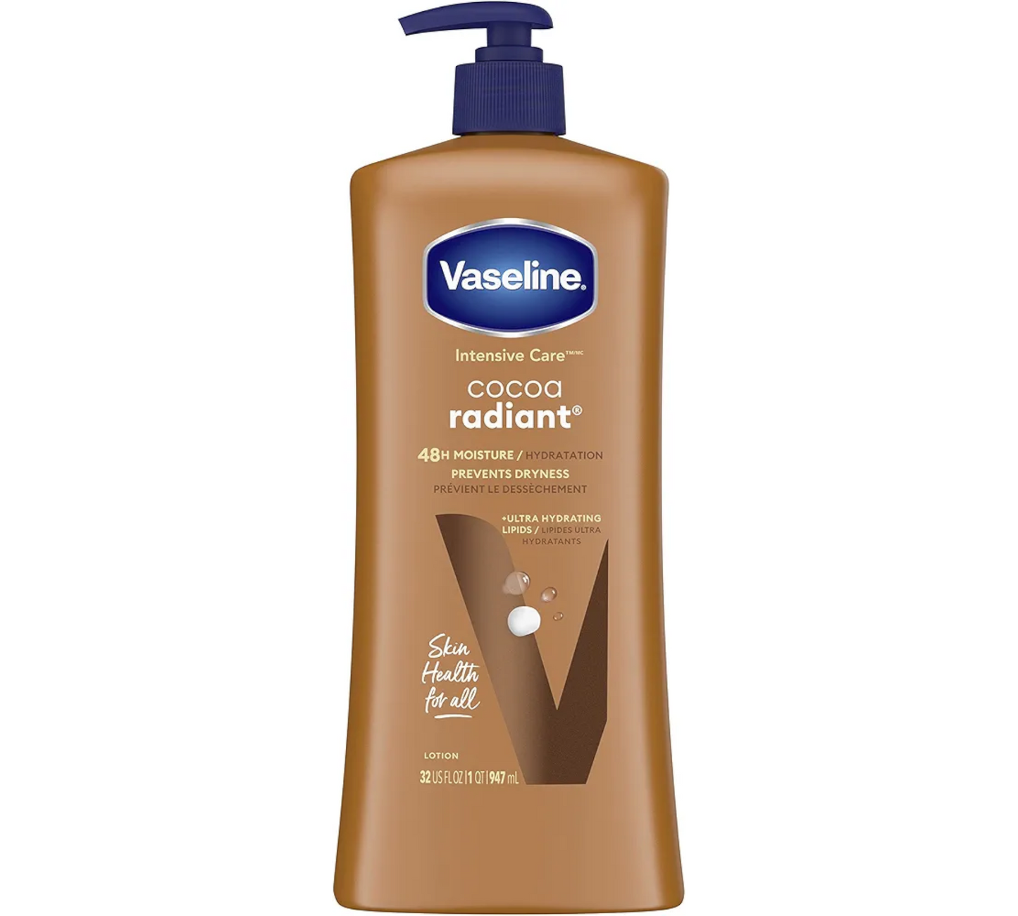 Vaseline Intensive Care Moisturizing Body Lotion with Cocoa Butter Cocoa Radiant