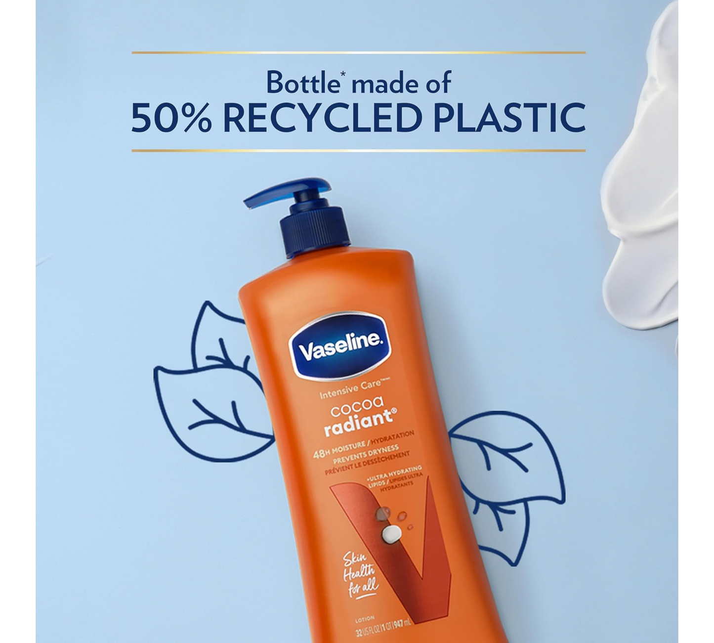 Vaseline Intensive Care Moisturizing Body Lotion with Cocoa Butter Cocoa Radiant