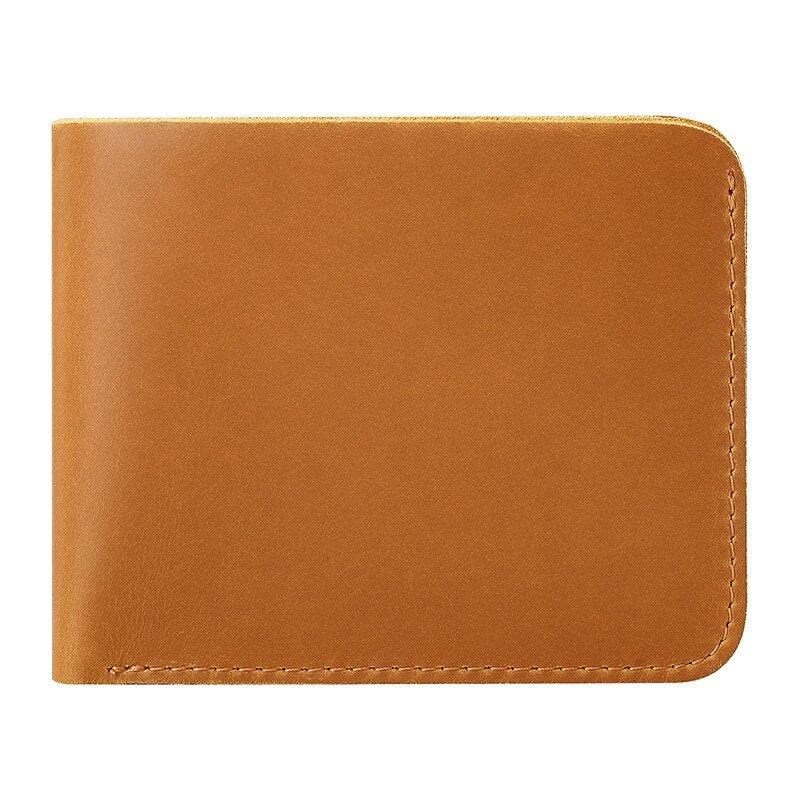 Cupid Beauty Supplies Cupid Beauty Supplies Light Brown men wallets Genuine Leather Wallet