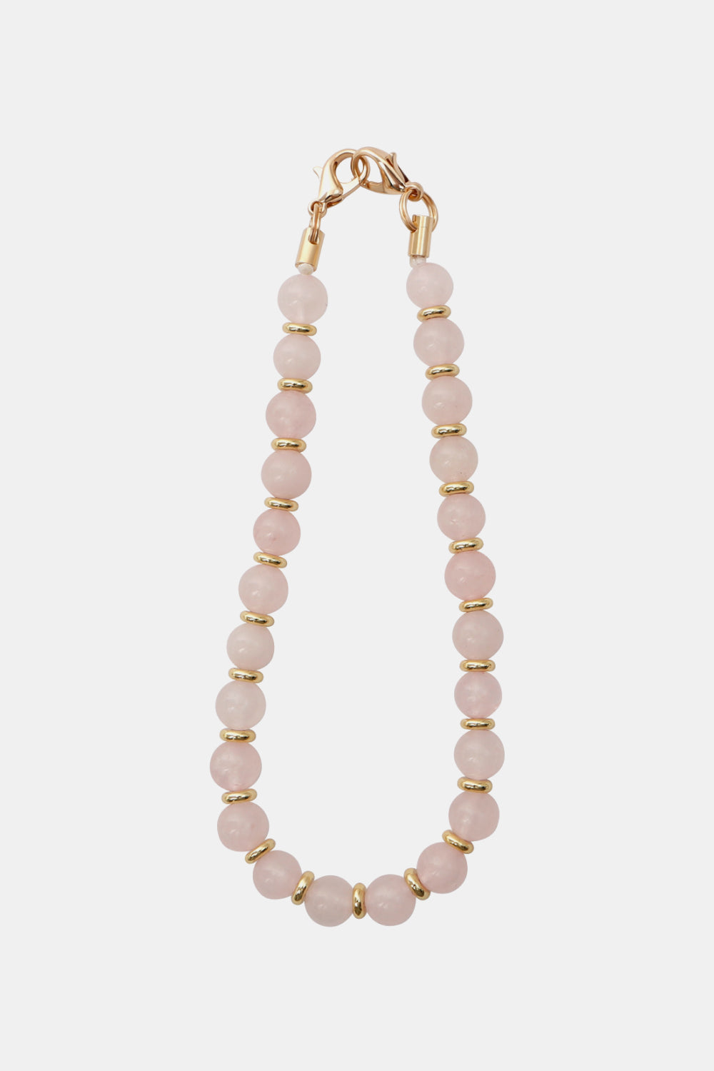 Trendsi Cupid Beauty Supplies Blush Pink / One Size Keychains Beaded Natural Stone Key Chain