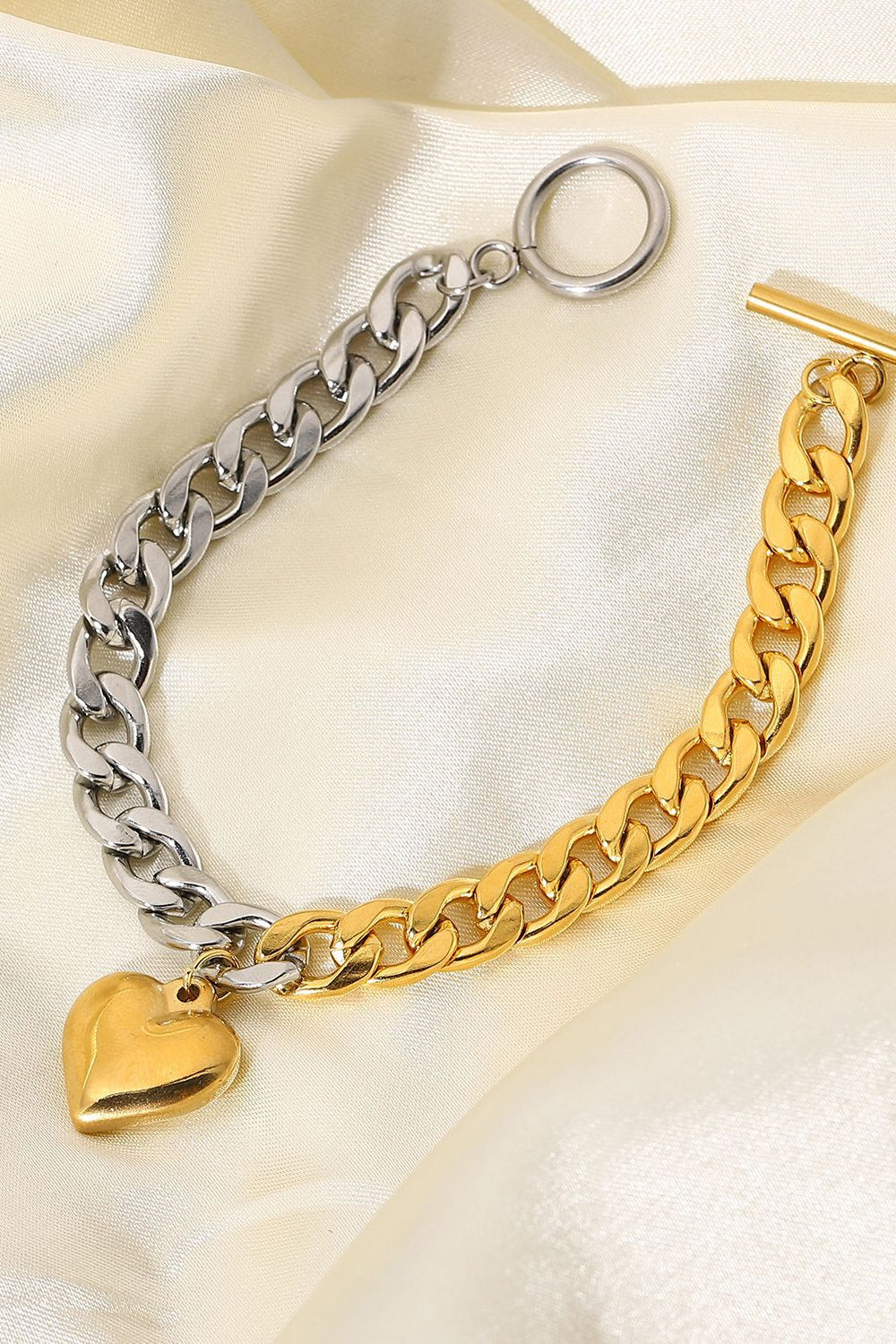 Trendsi Cupid Beauty Supplies Woman Bracelets Chain Heart Charm Bracelet