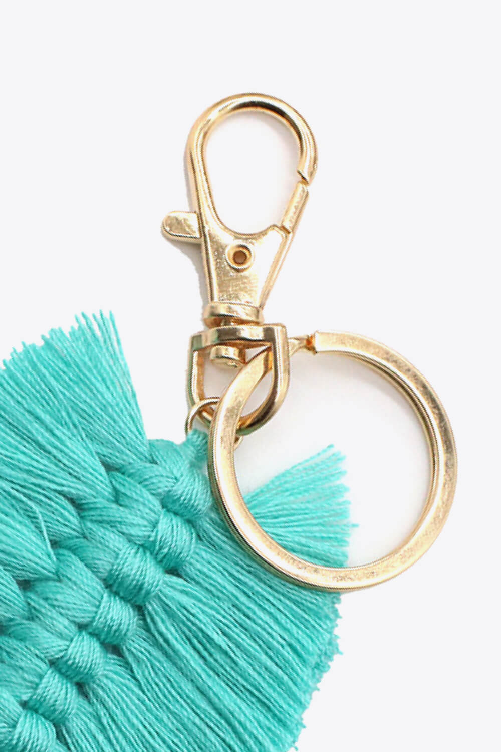 Trendsi Cupid Beauty Supplies Keychains Assorted 4-Pack Leaf Shape Fringe Keychain