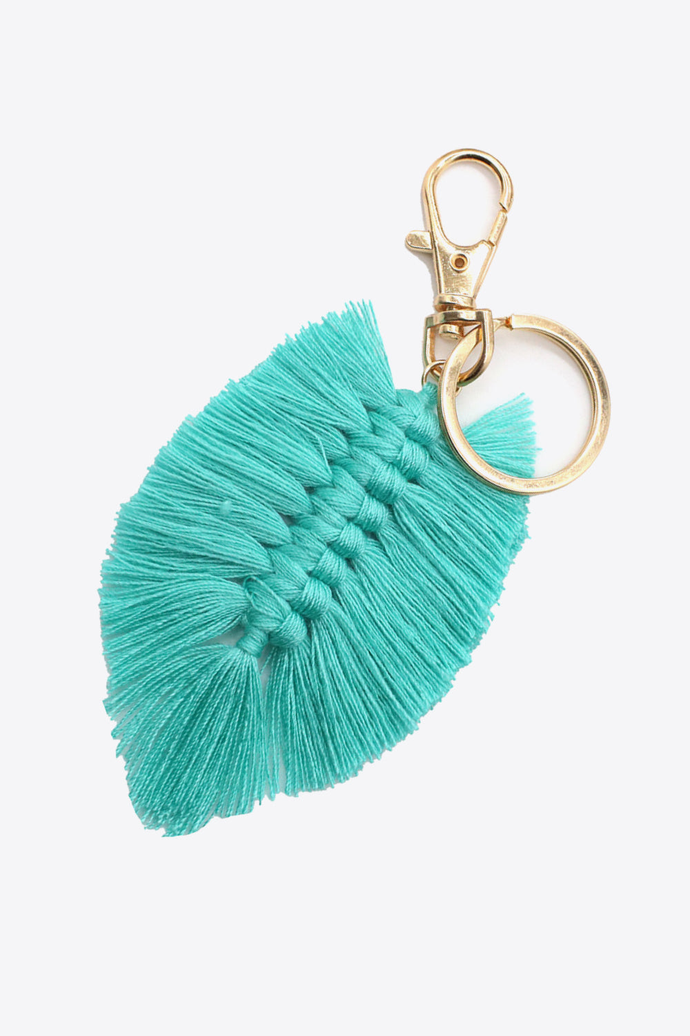 Trendsi Cupid Beauty Supplies Keychains Assorted 4-Pack Leaf Shape Fringe Keychain