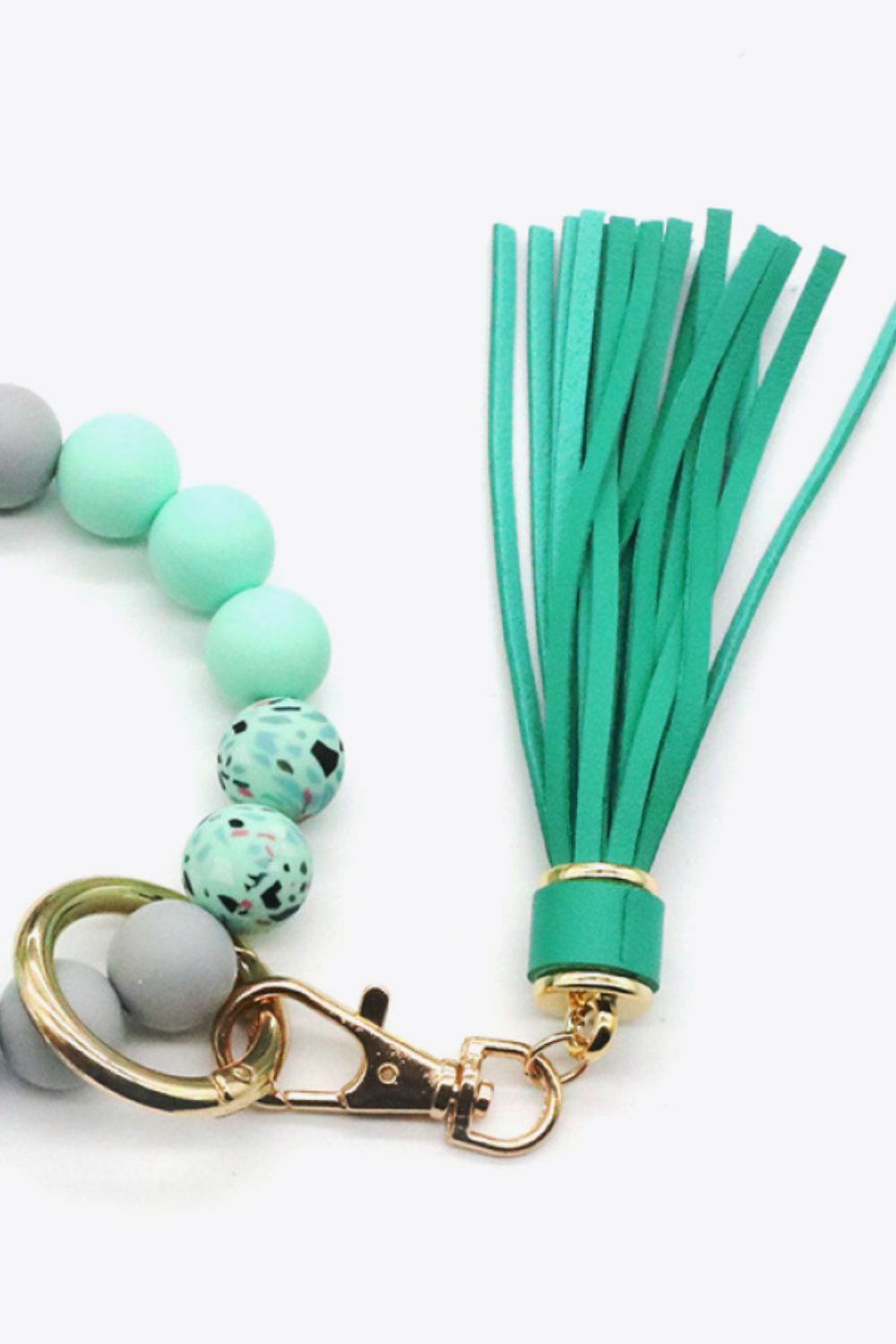 Trendsi Cupid Beauty Supplies Keychains Assorted 2-Pack Multicolored Beaded Tassel Keychain