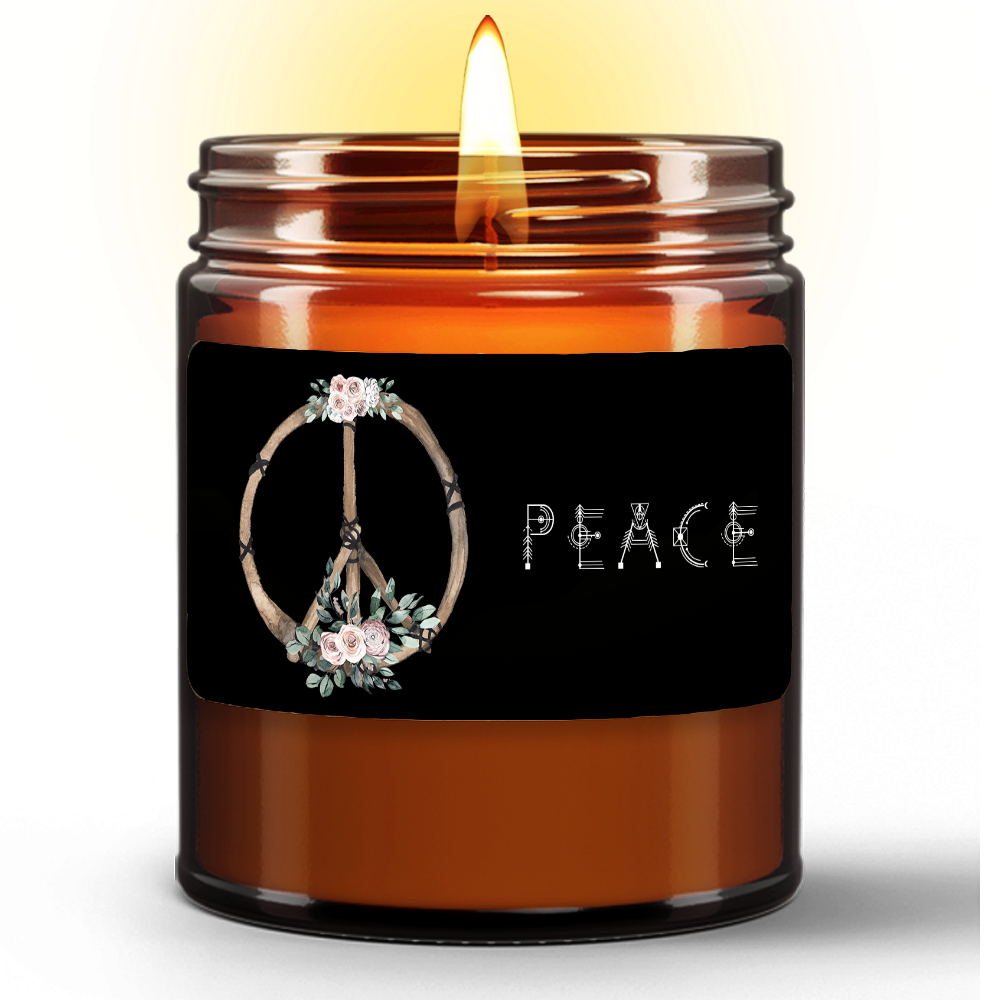 Candlefy Cupid Beauty Supplies candle Natural Wax Candle in Amber Jar, Grapefruit Bliss Scent (9oz)