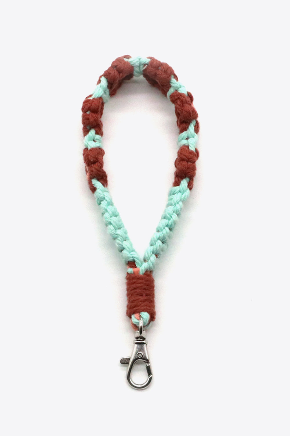 Trendsi Cupid Beauty Supplies Keychains 4-Pack Hand-Woven Flower Macrame Wristlet Keychain, Color Varies