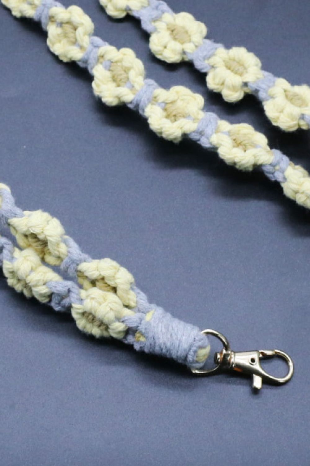 Trendsi Cupid Beauty Supplies Keychains Flower Macrame Phone Lanyard