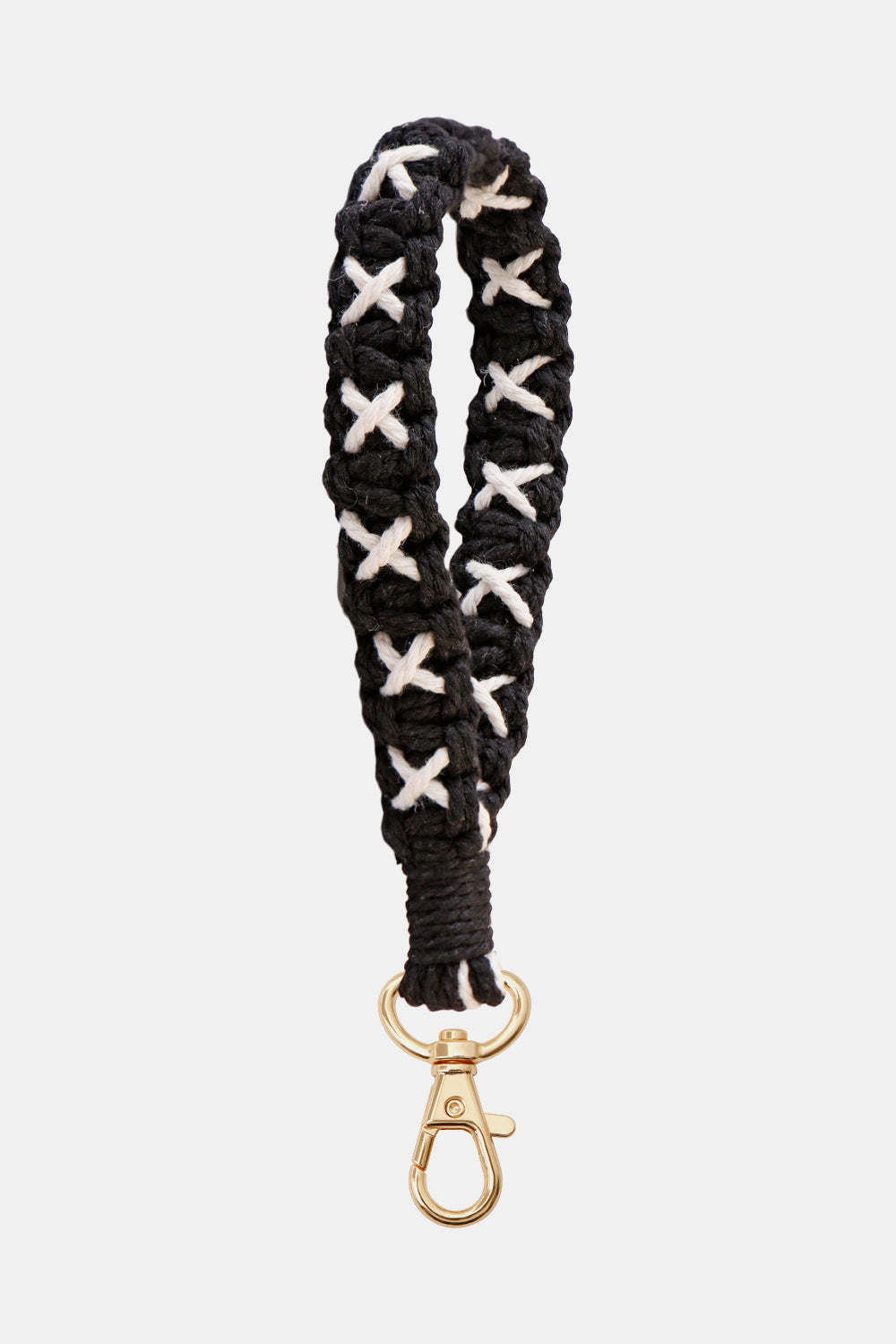 Trendsi Cupid Beauty Supplies Black / One Size Keychains Contrast Macrame Key Chain