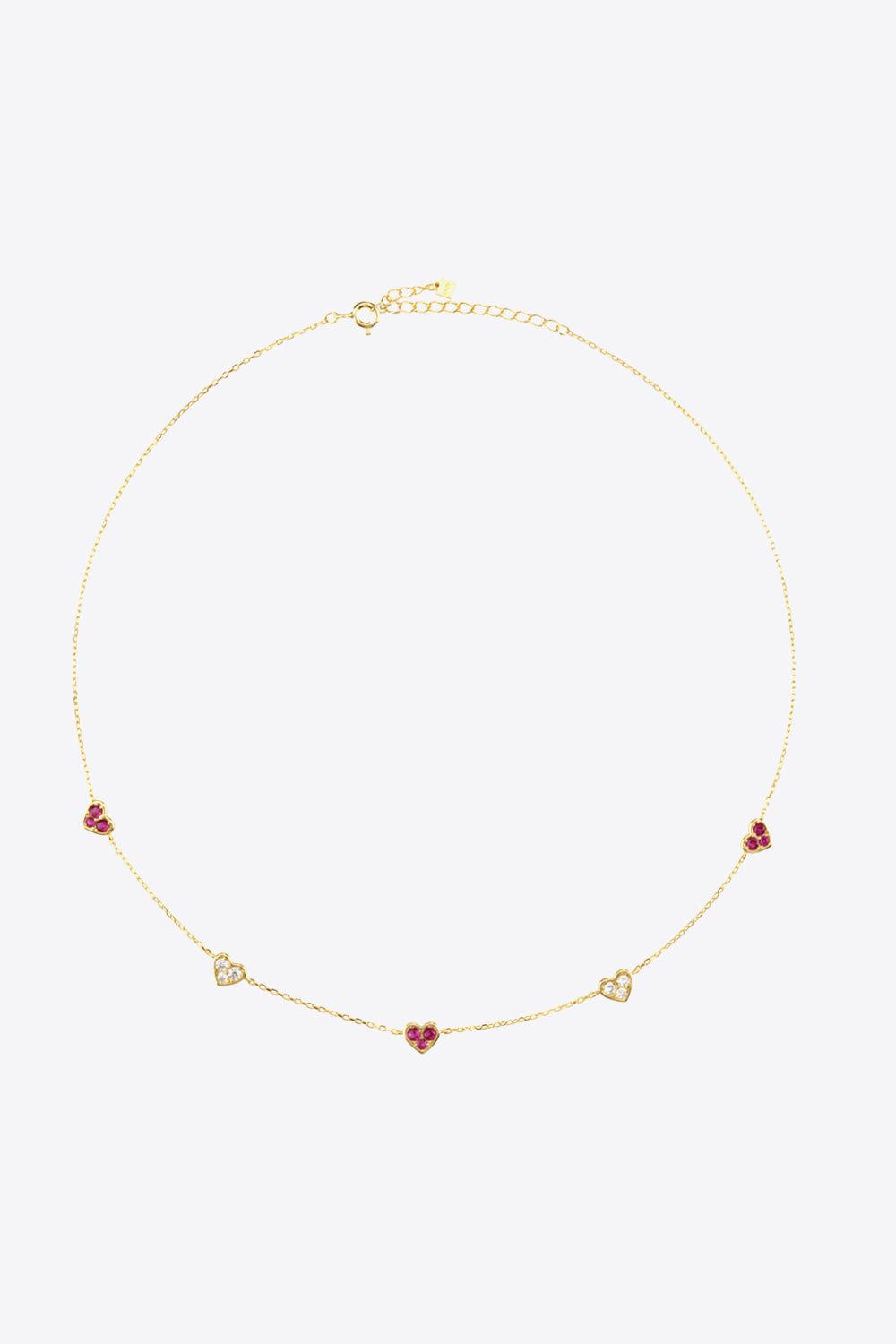 Trendsi Cupid Beauty Supplies Inlaid Zircon Heart Necklace