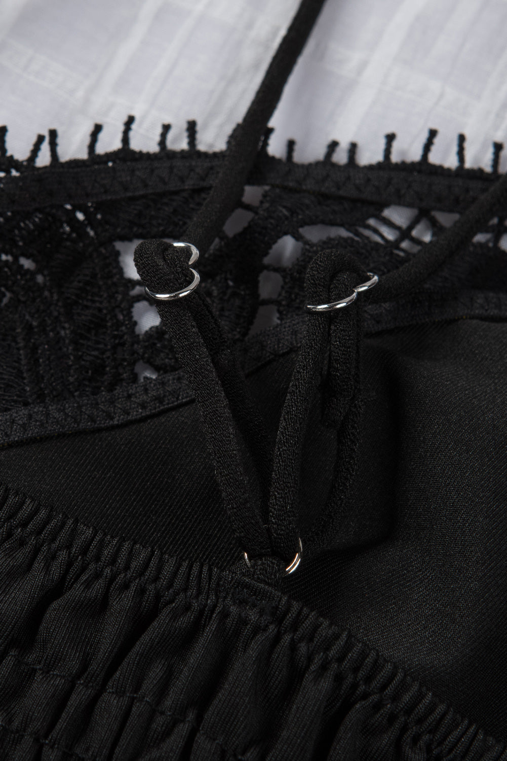 Trendsi Cupid Beauty Supplies Woman Bra Smocked Eyelash Trim Lace Bralette