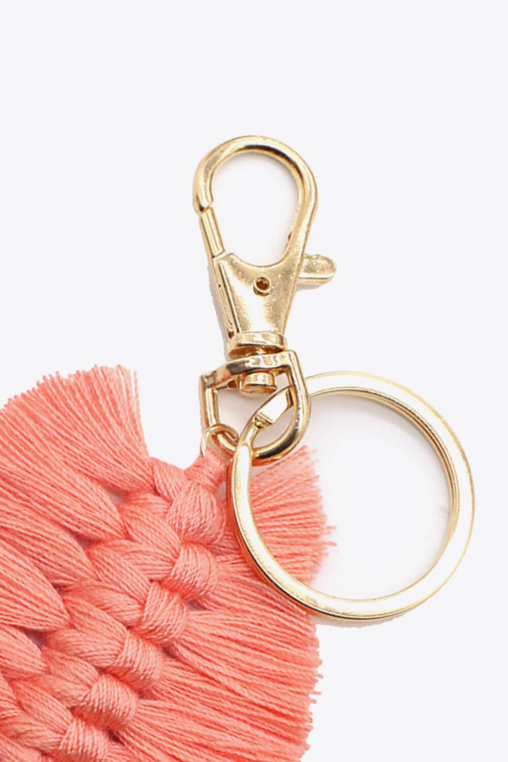 Trendsi Cupid Beauty Supplies Keychains Assorted 4-Pack Leaf Shape Fringe Keychain