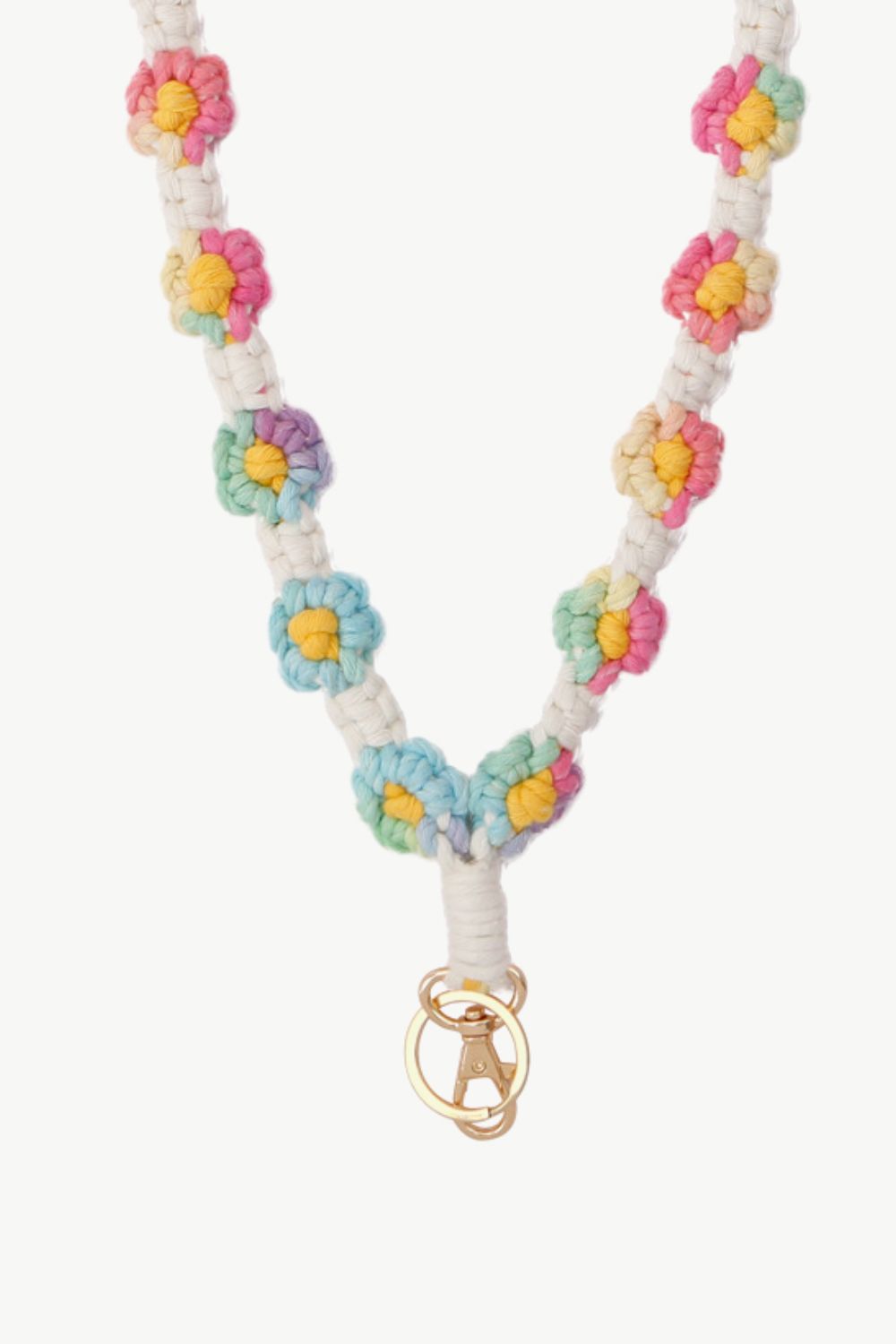 Trendsi Cupid Beauty Supplies Keychains Floral Lanyard Key Chain
