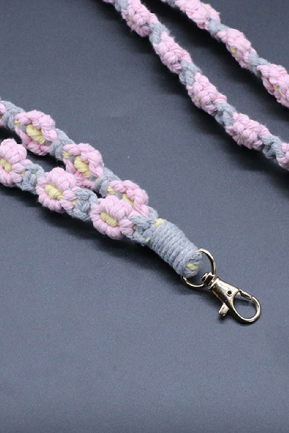 Trendsi Cupid Beauty Supplies Keychains Flower Macrame Phone Lanyard