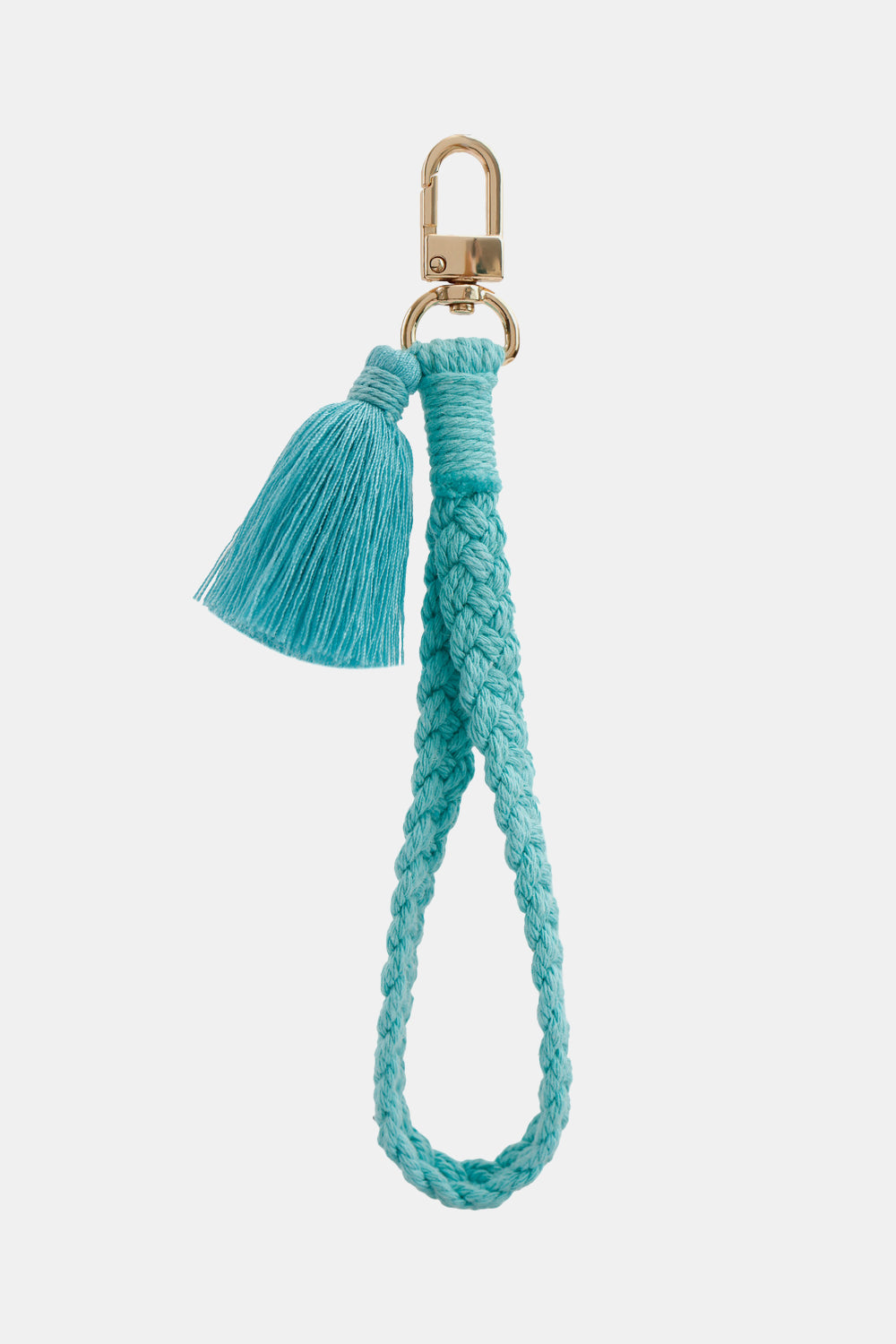 Trendsi Cupid Beauty Supplies Mint Blue / One Size Keychains Cotton Tassel Alloy Closure Key Chain