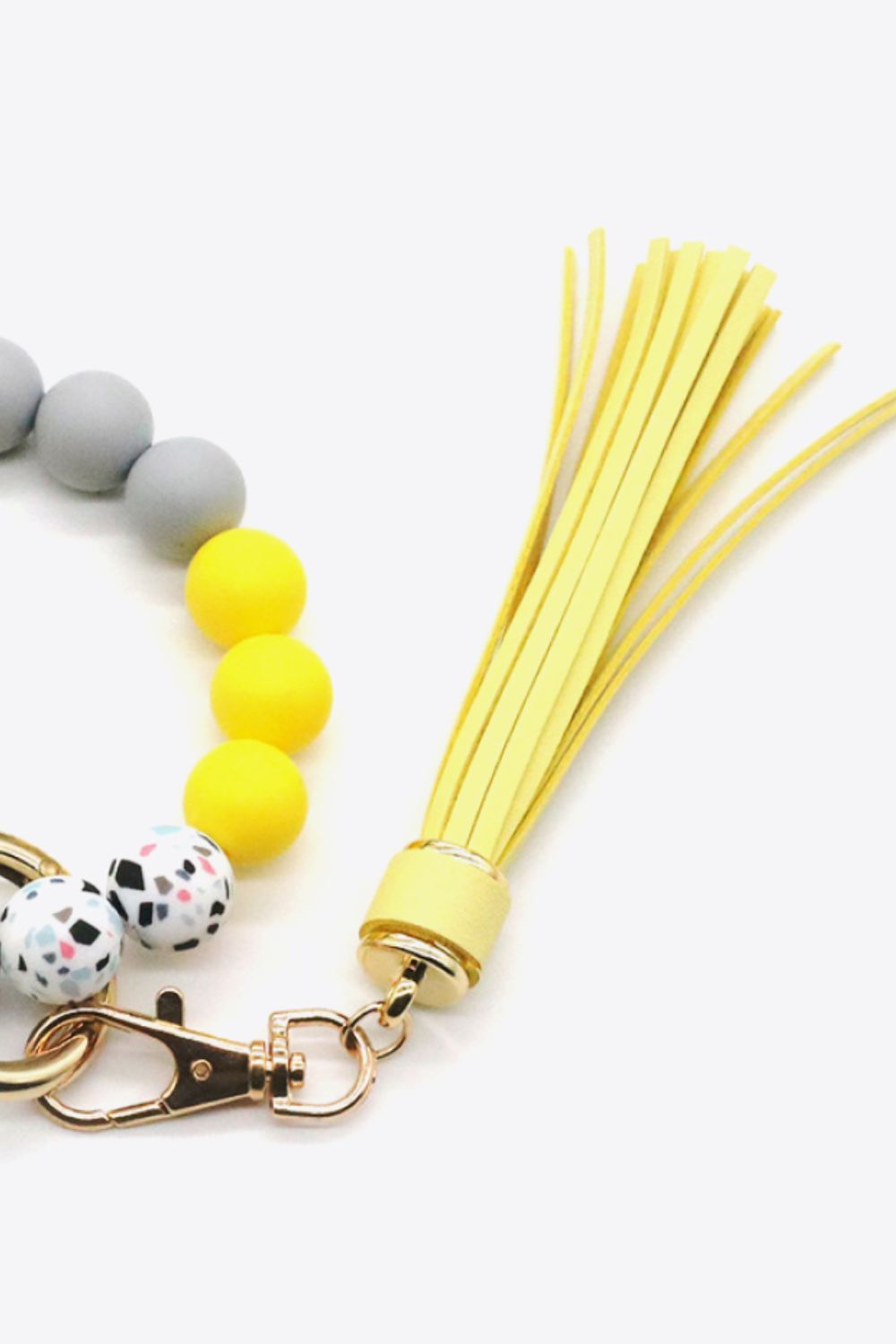 Trendsi Cupid Beauty Supplies Keychains Assorted 2-Pack Multicolored Beaded Tassel Keychain