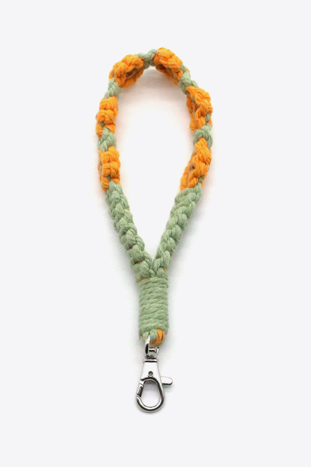 Trendsi Cupid Beauty Supplies Tangerine / One Size Keychains 4-Pack Hand-Woven Flower Macrame Wristlet Keychain, Color Varies