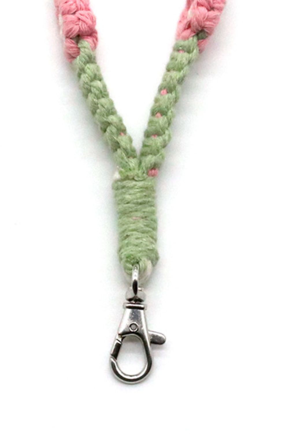 Trendsi Cupid Beauty Supplies Keychains 4-Pack Hand-Woven Flower Macrame Wristlet Keychain, Color Varies