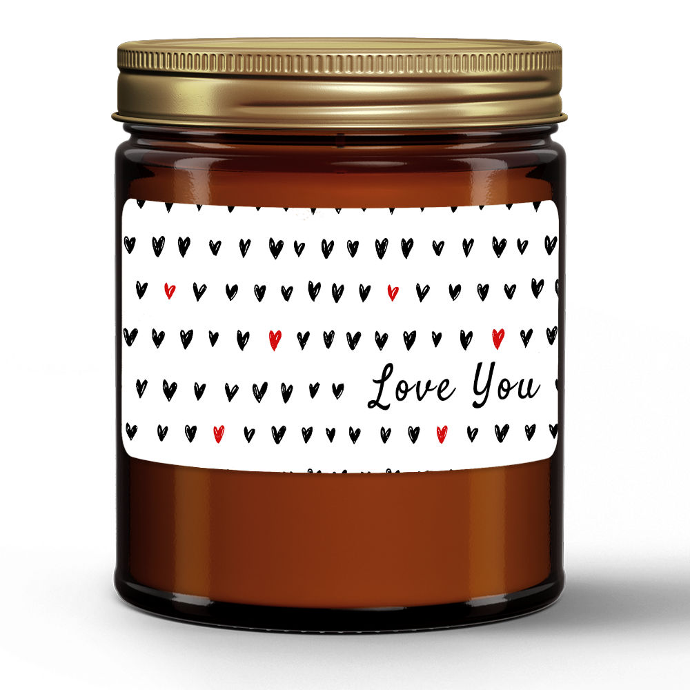 Candlefy Cupid Beauty Supplies Candle candle Natural Wax Candle in Amber Jar, Garnenia Blossom Scent (9oz)