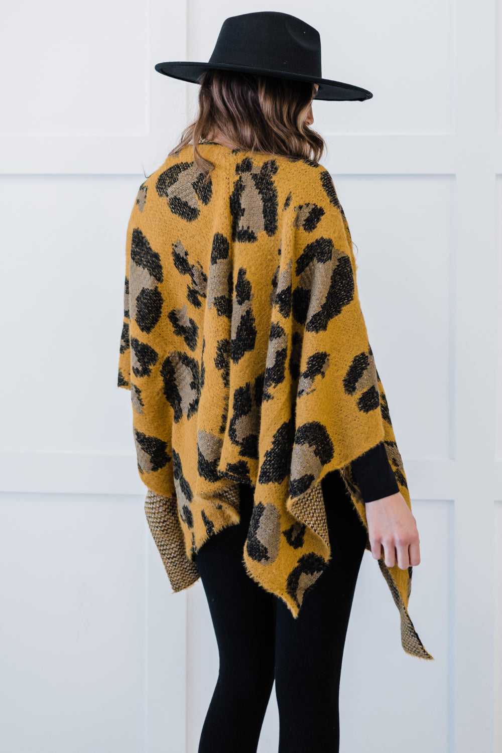 Justin Taylor Leopard Print Handkerchief Hem Cardigan - Cupid Beauty Supplies