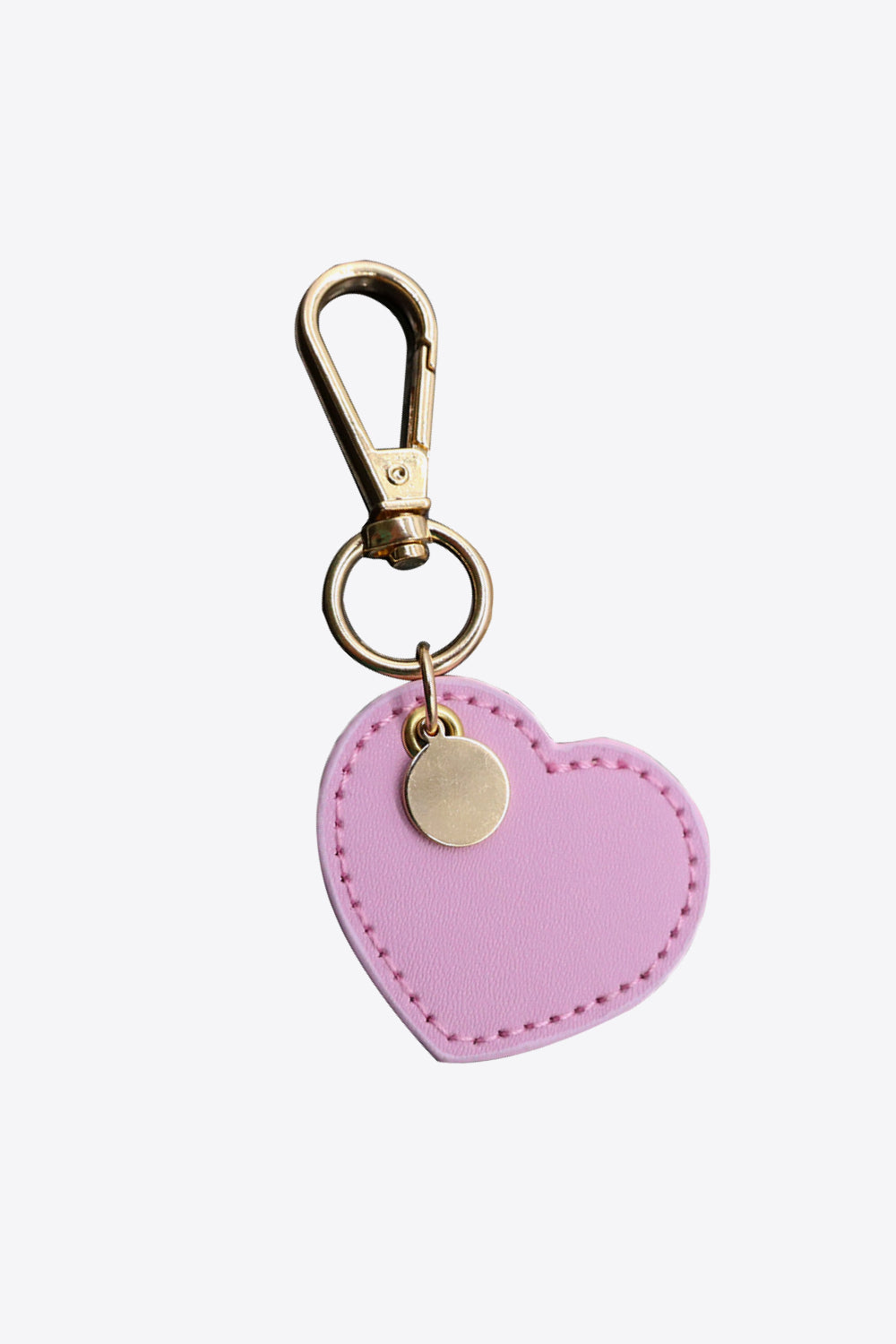 Trendsi Cupid Beauty Supplies Keychains Assorted 4-Pack Heart Shape PU Leather Keychain