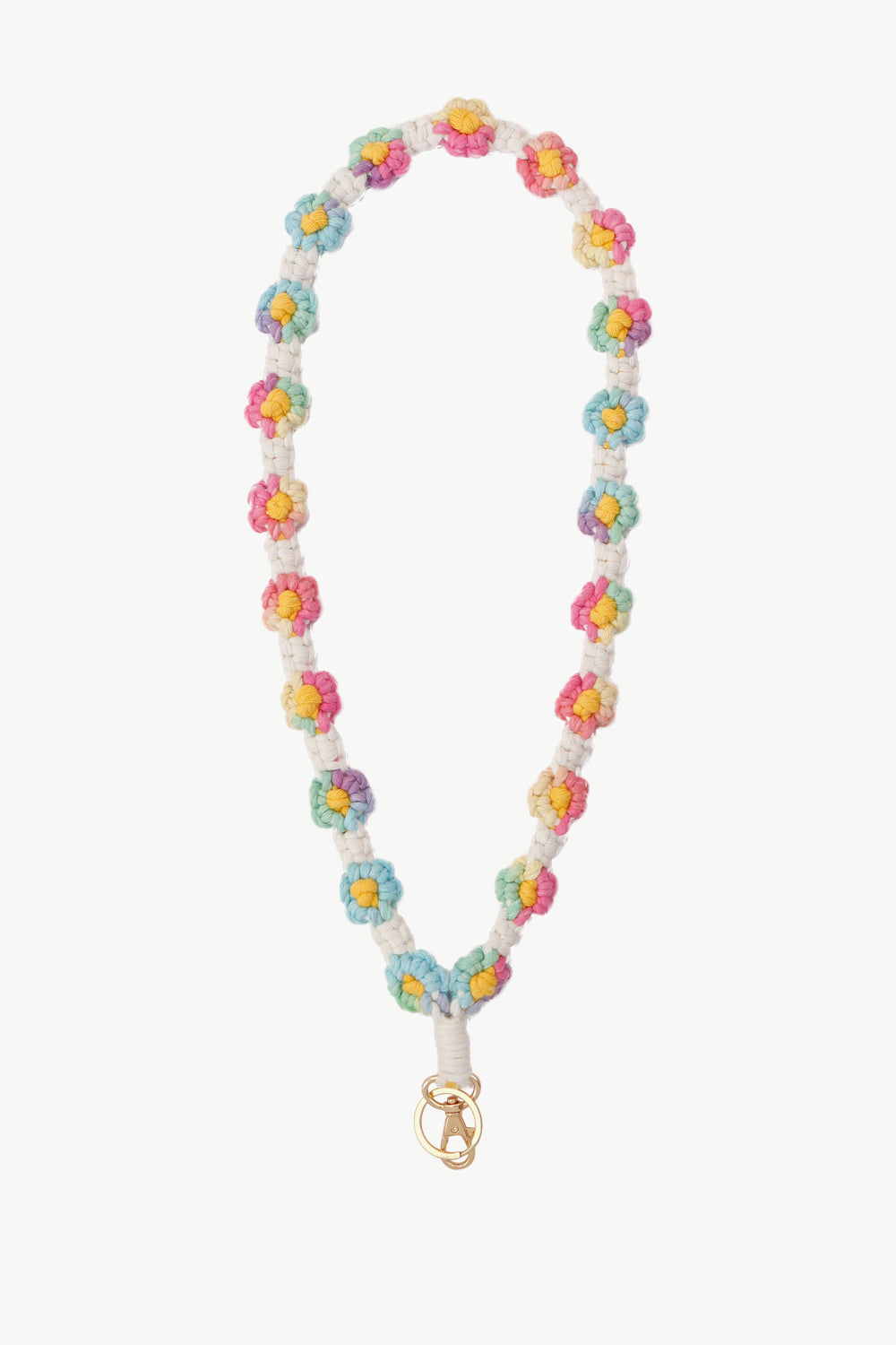 Trendsi Cupid Beauty Supplies Pink/Blue / One Size Keychains Floral Lanyard Key Chain