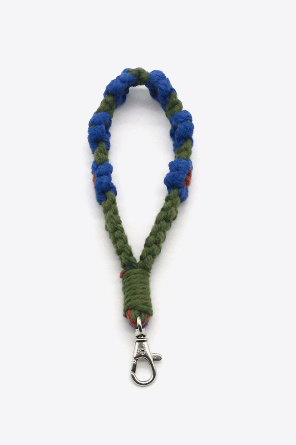 Trendsi Cupid Beauty Supplies Navy / One Size Keychains 4-Pack Hand-Woven Flower Macrame Wristlet Keychain, Color Varies