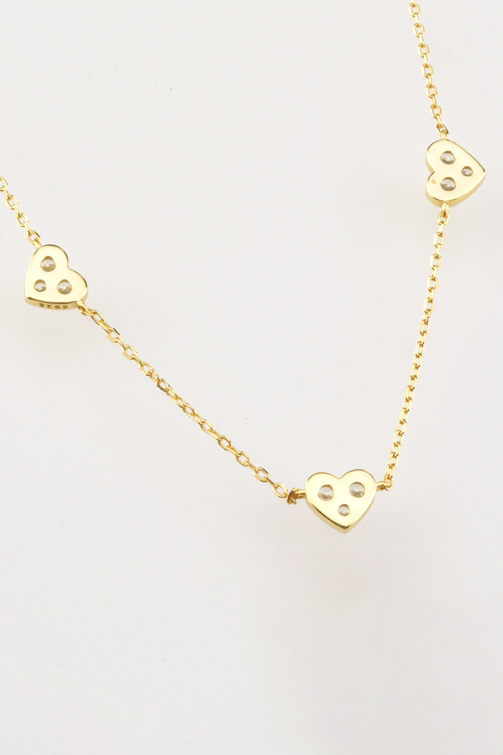 Trendsi Cupid Beauty Supplies Inlaid Zircon Heart Necklace