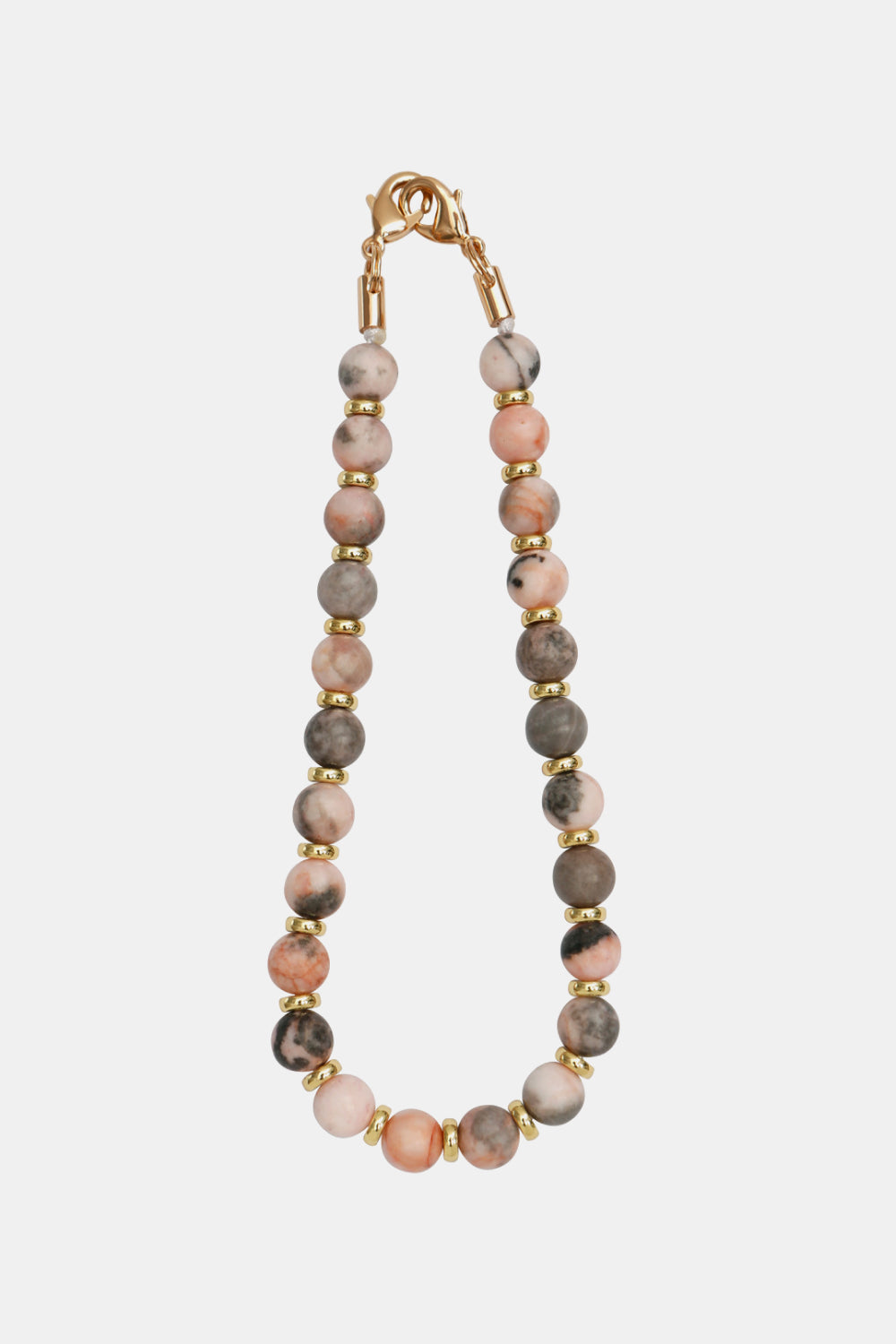 Trendsi Cupid Beauty Supplies Dusty Pink / One Size Keychains Beaded Natural Stone Key Chain