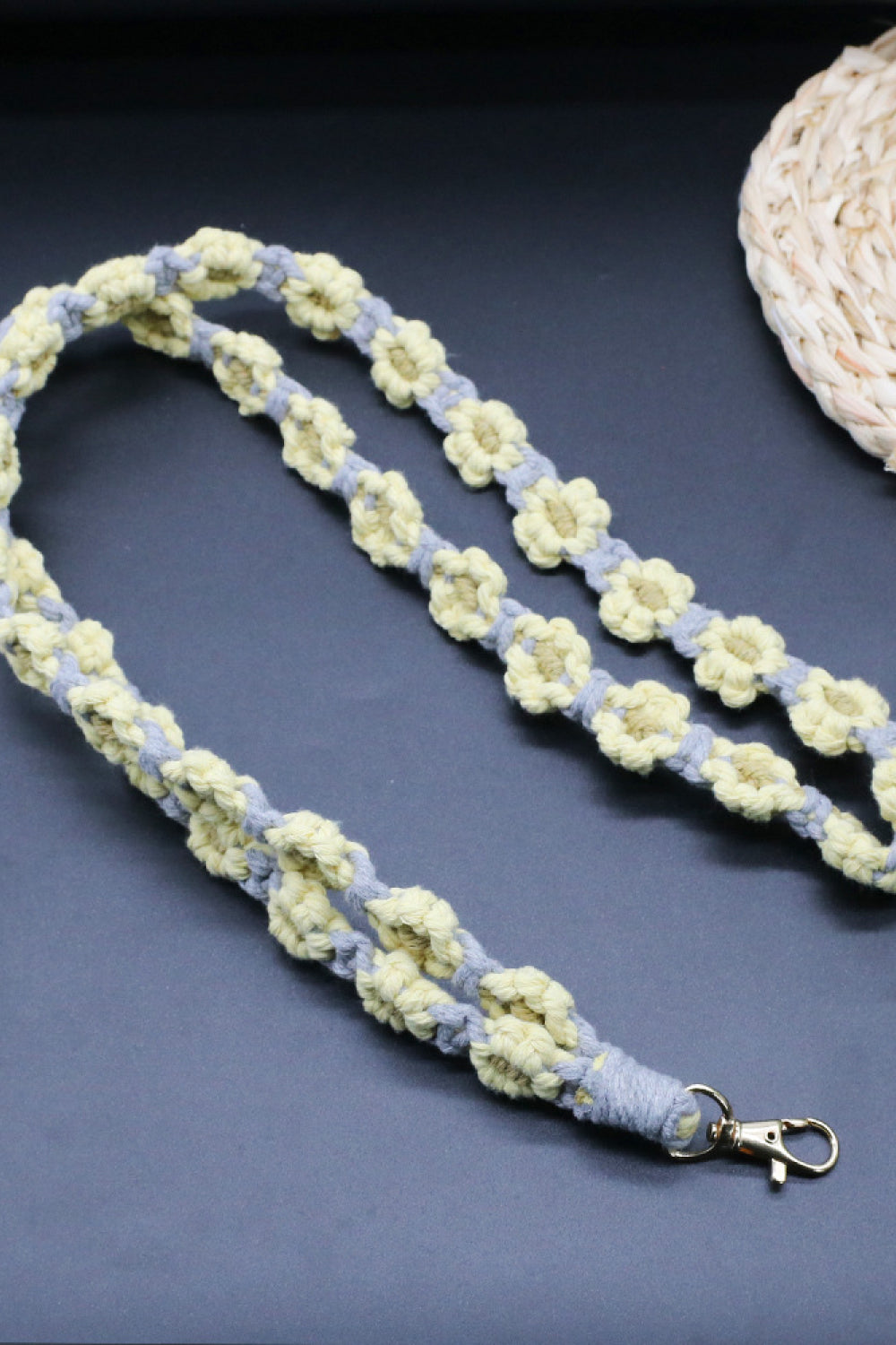 Trendsi Cupid Beauty Supplies Keychains Flower Macrame Phone Lanyard