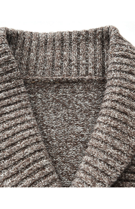 Men's New Sweater Fashion Casual Double Breasted Cardigan