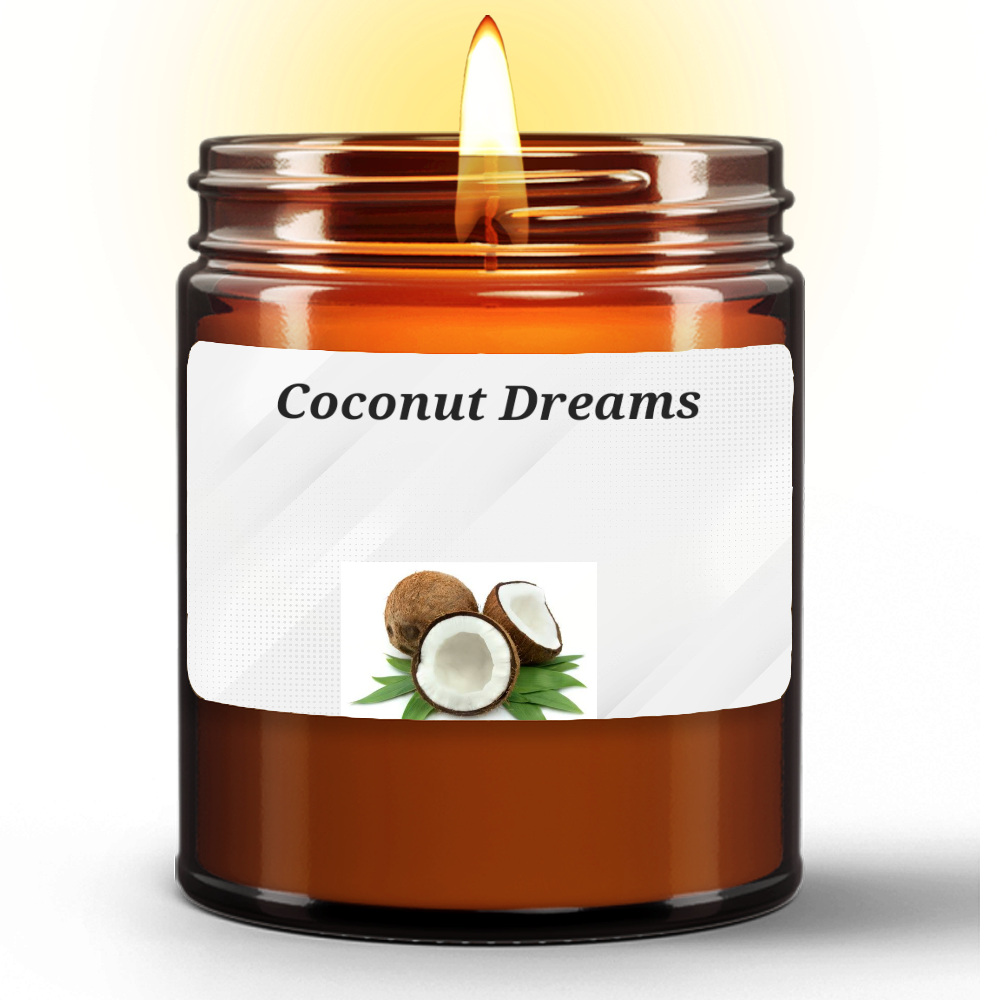 Candlefy Cupid Beauty Supplies candle Natural Wax Candle in Amber Jar (9oz)