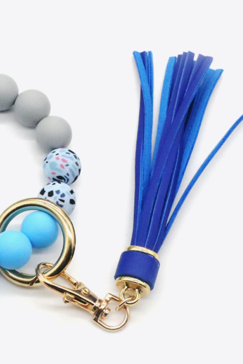 Trendsi Cupid Beauty Supplies Keychains Assorted 2-Pack Multicolored Beaded Tassel Keychain
