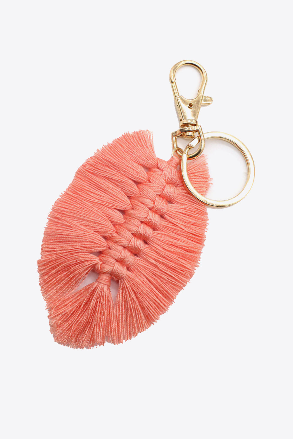 Trendsi Cupid Beauty Supplies Keychains Assorted 4-Pack Leaf Shape Fringe Keychain