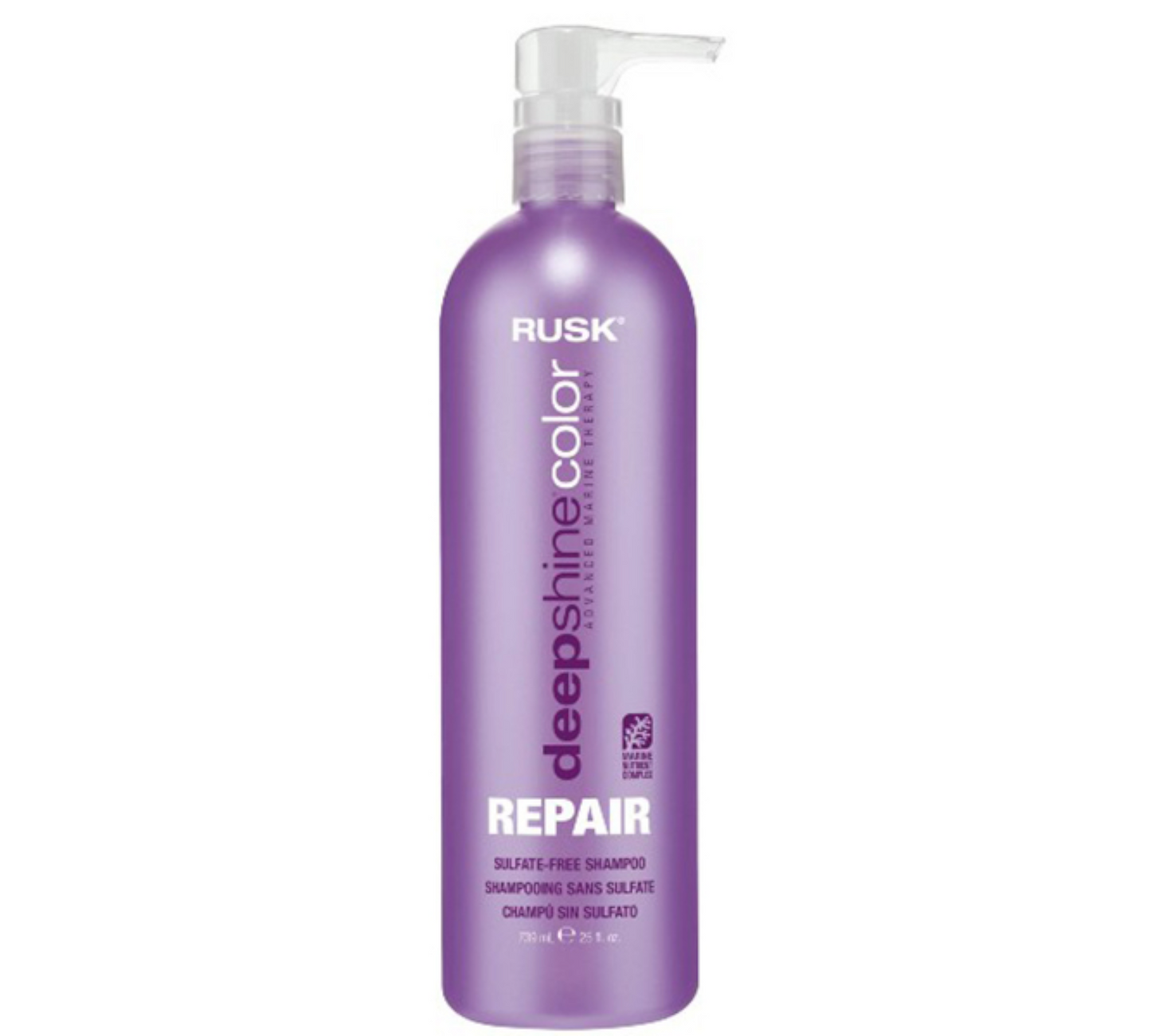 Rusk Deepshine Color Repair Sulfate-Free Shampoo, 25 oz