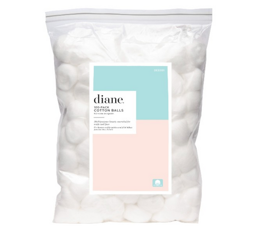 Diane Cotton Balls, 100 Pack