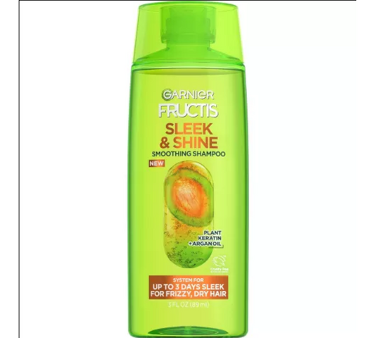 Garnier Fructis Sleek & Shine Fortifying Shampoo for Frizzy Hair,