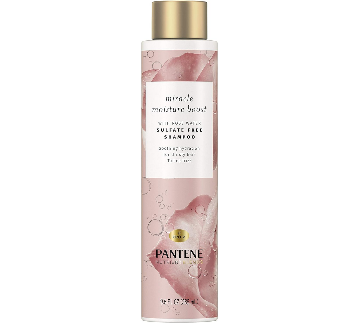 Pantene Rose Water Shampoo: Sulfate-Free Miracle Moisture,