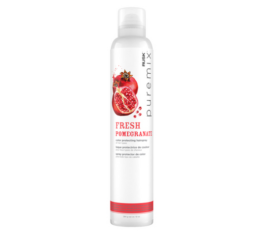 Rusk Puremix Fresh Pomegranate Color Protecting Hairspray, 10 oz