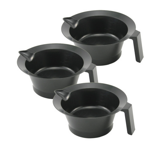 Color Mixing Bowl, 3 Pack (Black)