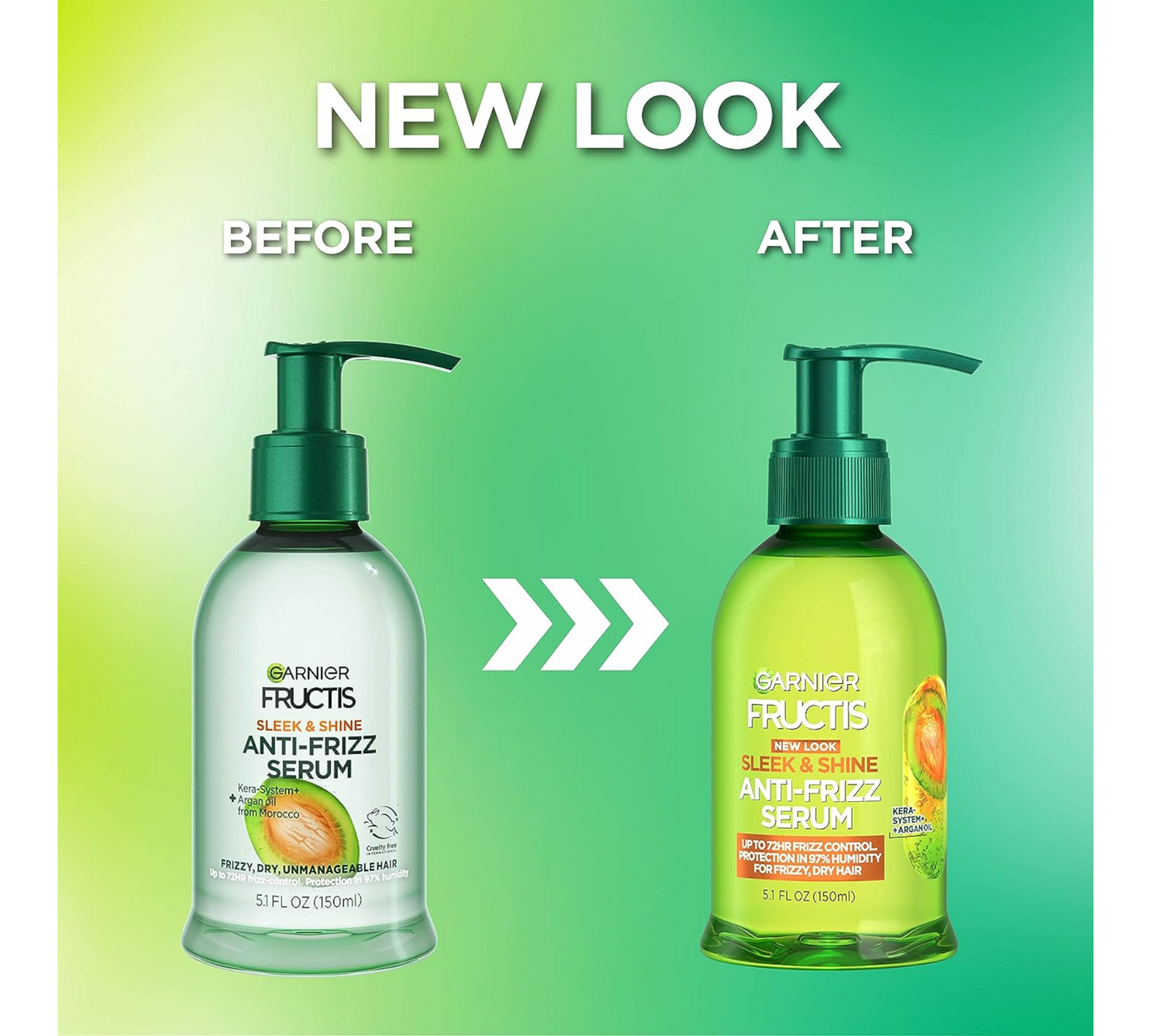 Garnier Fructis Sleek & Shine Anti-Frizz Serum - 5.1 fl oz