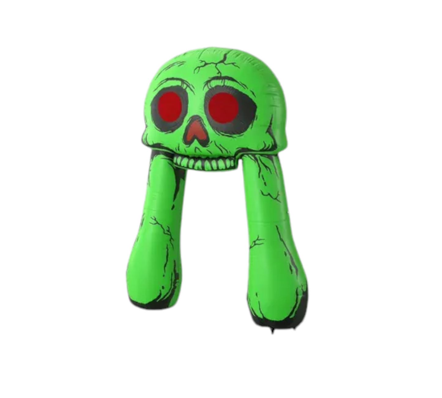 11' LED Skull Archway Inflatable Halloween Projection Decoration Green - Hyde & EEK! Boutique