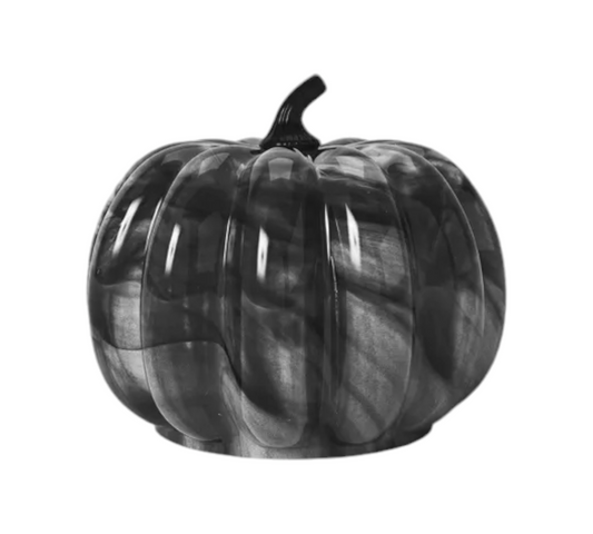 Large Smoky Glass Pumpkin Figurine - Threshold™