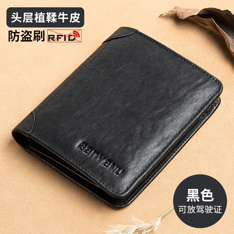 Cupid Beauty Supplies Cupid Beauty Supplies D Men Wallets BANYANU AGenuine Leather Wallets