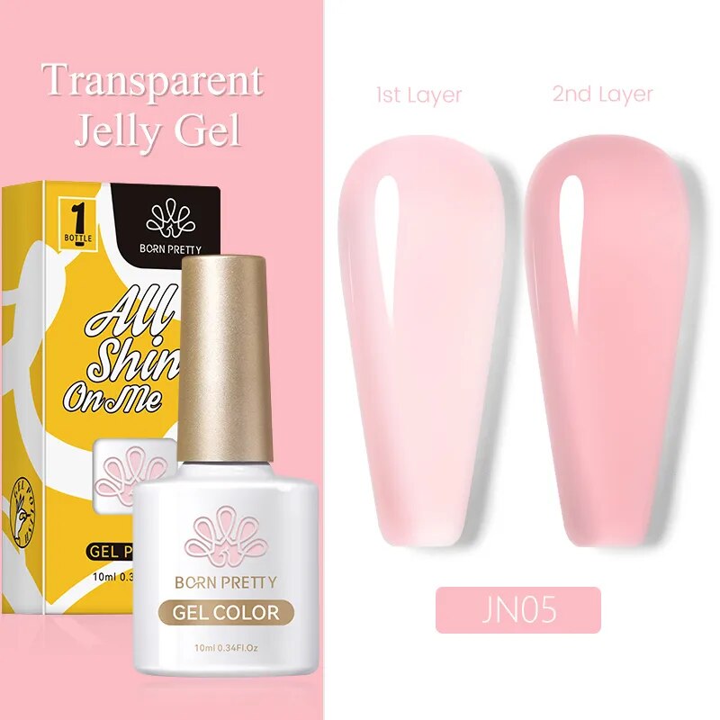 Cupid Beauty Supplies Cupid Beauty Supplies Jelly JN05 Gel Nail Polish Born Pretty 15ml Dehydrator Gel Polish - No UV/LED Needed