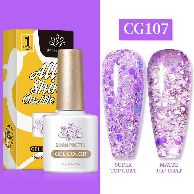 Cupid Beauty Supplies Cupid Beauty Supplies CG107 Gel Nail Polish Born Pretty 15ml Dehydrator Gel Polish - No UV/LED Needed