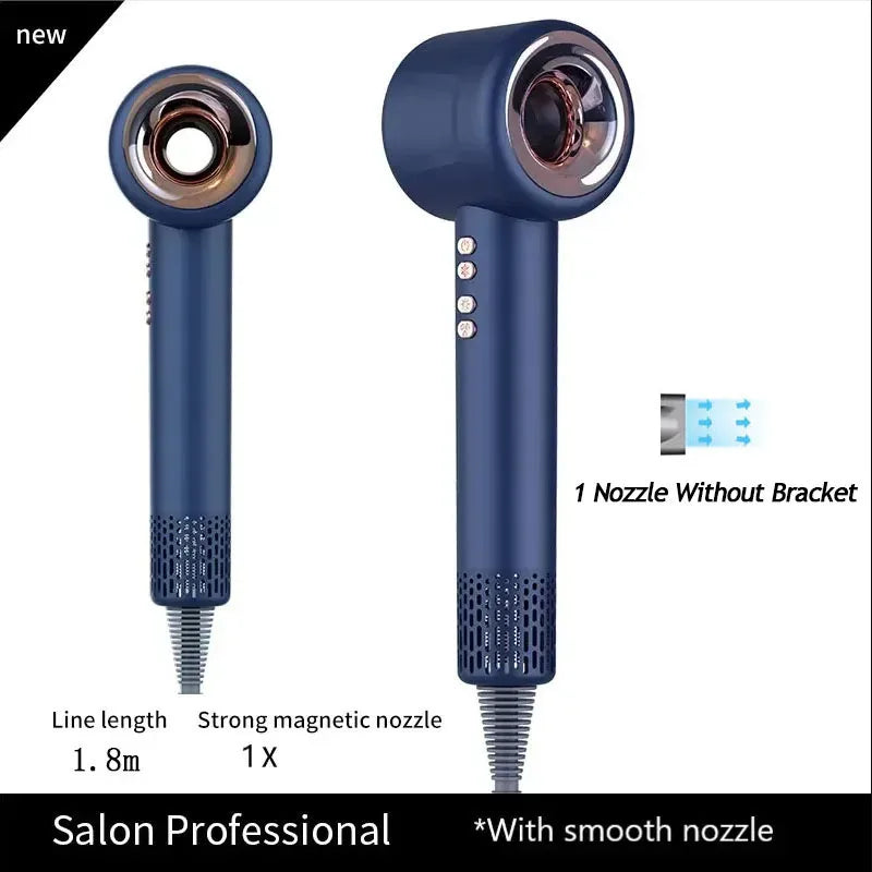 Cupid Beauty Supplies Cupid Beauty Supplies Blue 1 Nozzle 1.8M / EU Hair Dryer Leafless Hair Dryer: Super-Speed Ionic Styling Tool
