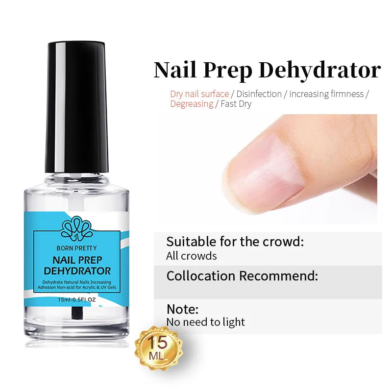 Cupid Beauty Supplies Cupid Beauty Supplies Nail Prep Dehydrator Gel Nail Polish Born Pretty 15ml Dehydrator Gel Polish - No UV/LED Needed