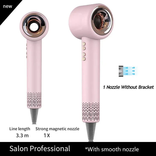 Cupid Beauty Supplies Cupid Beauty Supplies Pink 1 Nozzle 3.3M / EU Hair Dryer Leafless Hair Dryer: Super-Speed Ionic Styling Tool